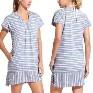 Athleta Stripe Barbados Dress EUC